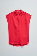 Sleeveless Shirt - Red