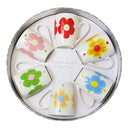 Heart Flowers Set of 6 Mugs