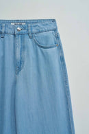 Wide Leg Jeans - Blue