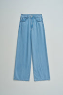 Wide Leg Jeans - Blue