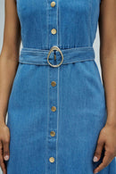 Sleeveless Dress - Blue