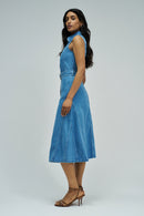 Sleeveless Dress - Blue