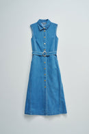 Sleeveless Dress - Blue