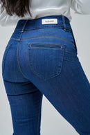 Secret Cropped Slim Jean - Blue