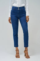 Secret Cropped Slim Jean - Blue