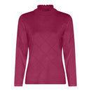 Turtle Neck Jumper - Sangria