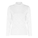Turtle Neck Jumper - Off White