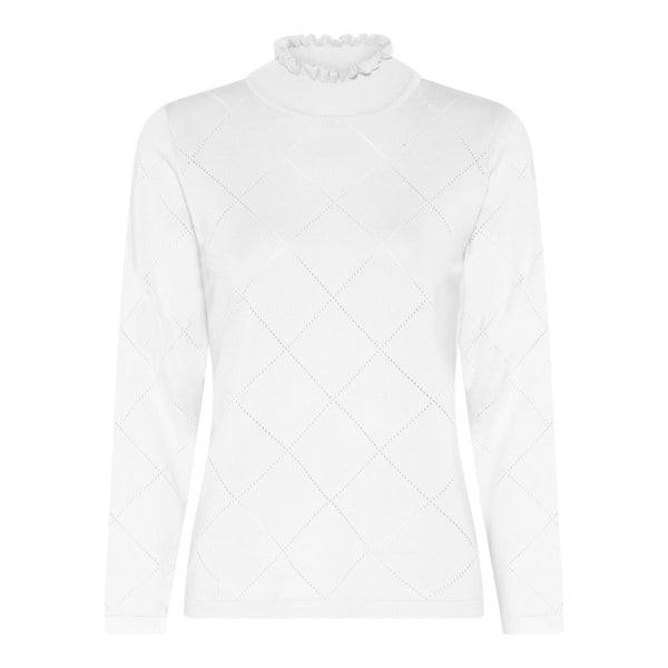 Turtle Neck Jumper - Off White