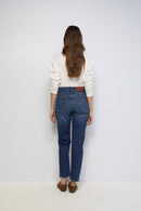 True Cropped Slim Jean - Blue