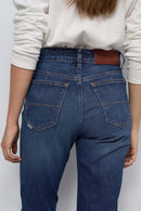 True Cropped Slim Jean - Blue