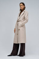 Long Coat - Medium Beige