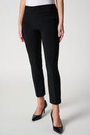 Pull On Cropped Trousers - Black
