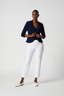 Pull On Cropped Trousers - Vanilla