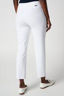 Pull On Cropped Trousers - Vanilla