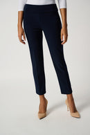 Pull On Cropped Trousers - Midnight Blue