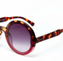 Monica Round Sunglasses - Havana Pink