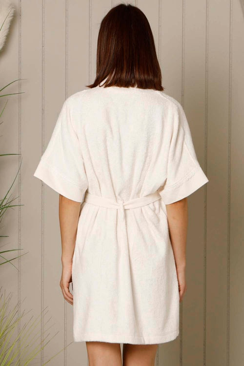 Shawl Robe - Cream