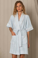 Shawl Robe - Sky Blue