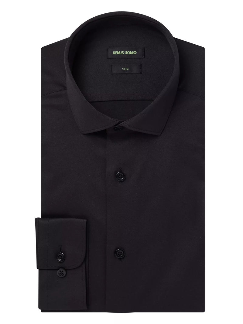 Remus Uomo Slim/F Kirk Shirt - Black