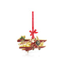 Sparkle Decoration - Santa in BiPlane