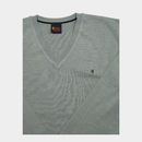 Plain V Neck Jumper - Meadow