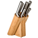 7 Piece Bamboo Knife Block Set