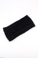 Cable Headband - Black