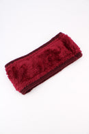 Cable Headband - Burgundy