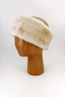 Fur Headband - Beige