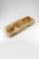 Fur Headband - Beige