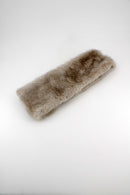 Fur Headband - Light Grey