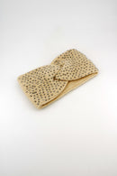 Applique Headband - Beige