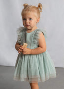 Tulle Dress & Headband - Lake