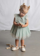 Tulle Dress & Headband - Lake