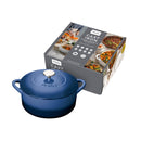 Cast Iron 24cm Round Casserole - Cobalt