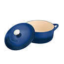 Cast Iron 24cm Round Casserole - Cobalt