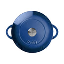 Cast Iron 26cm Round Casserole - Cobalt