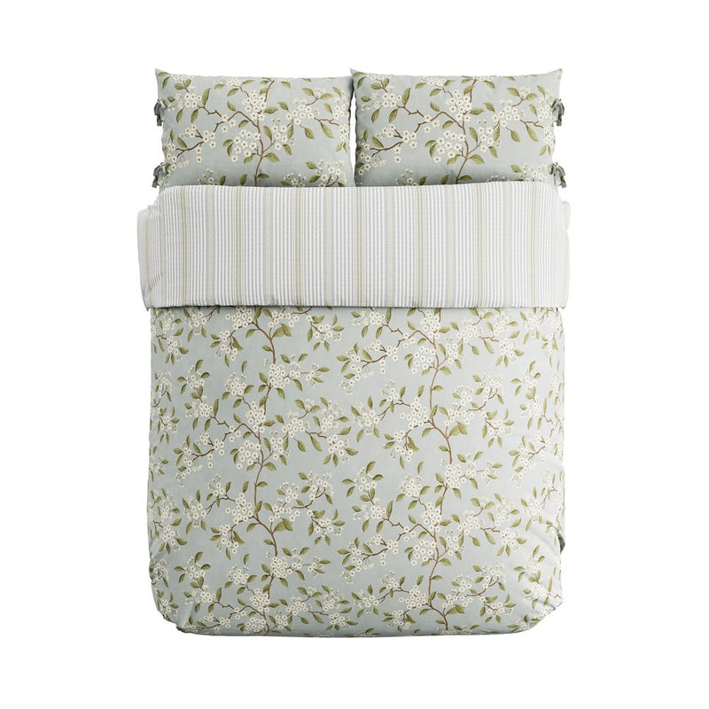 Damson Blossom Duvet Cover Set - Porcelain