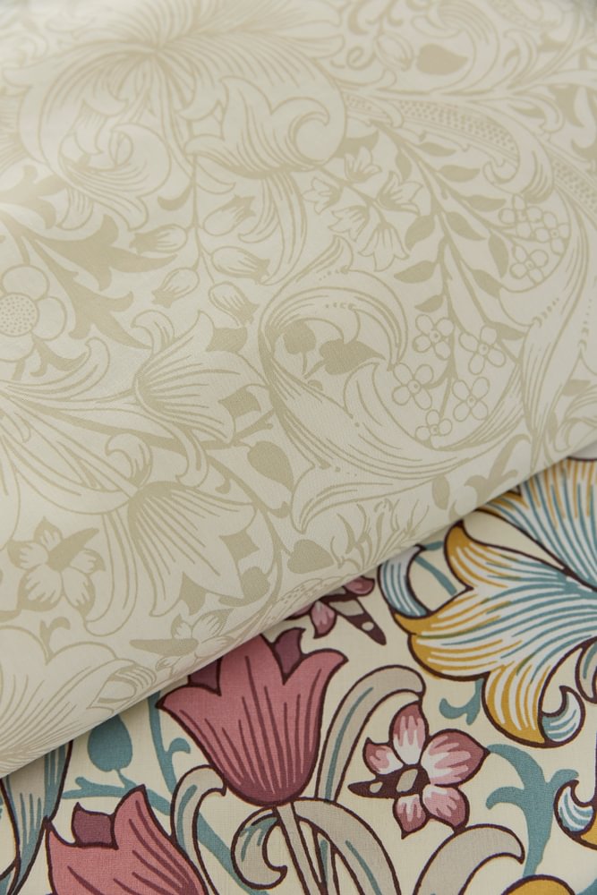 Golden Lily Duvet Cover Set - Fig