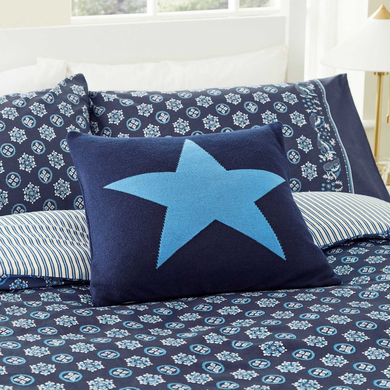 Long Island Tobay Duvet Cover Set - Cobalt/Navy