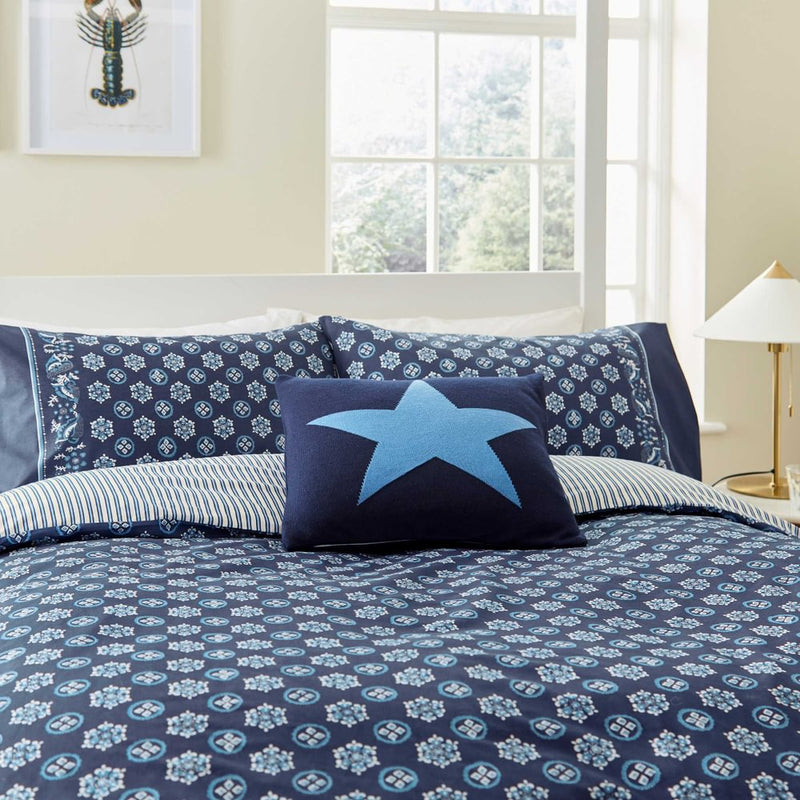 Long Island Tobay Duvet Cover Set - Cobalt/Navy