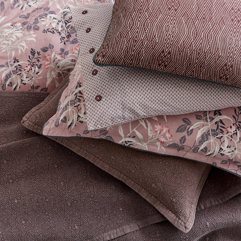 Katara Duvet Cover Set - Pink/Grey