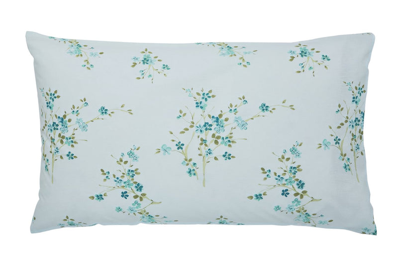 Blossom Duvet Cover Set - Aqua