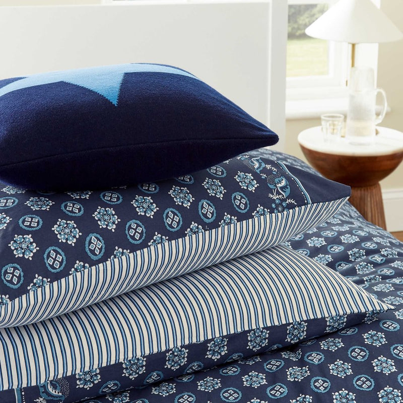 Long Island Tobay Duvet Cover Set - Cobalt/Navy