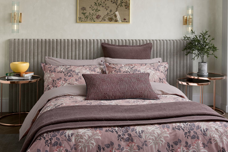 Katara Duvet Cover Set - Pink/Grey