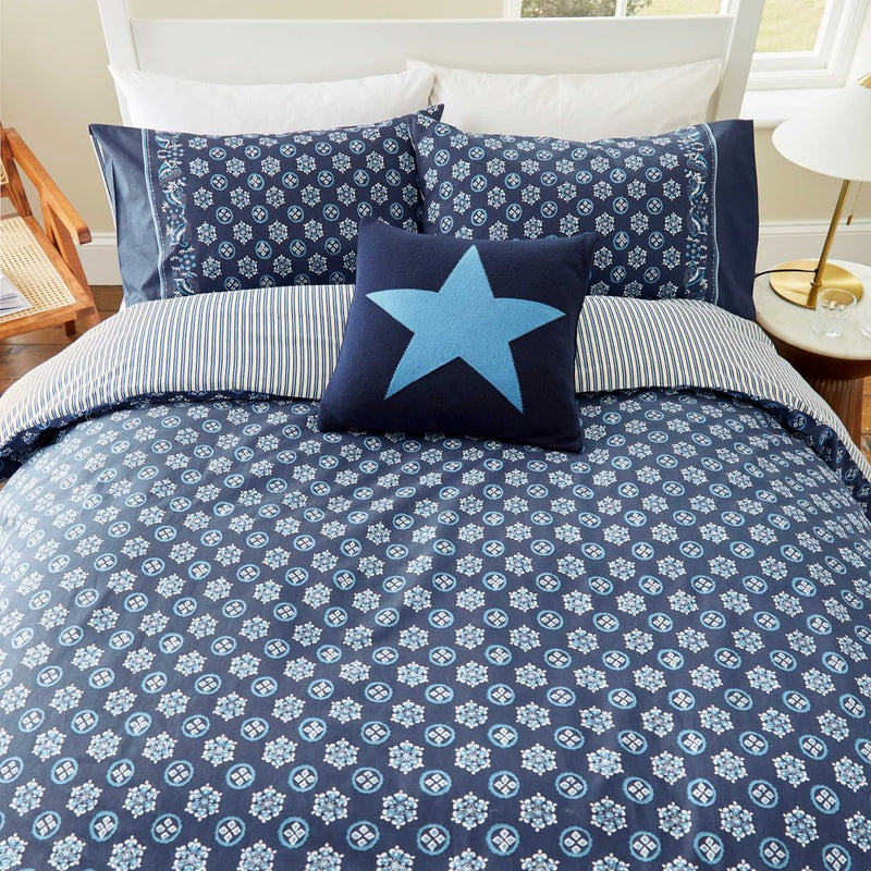 Long Island Tobay Duvet Cover Set - Cobalt/Navy