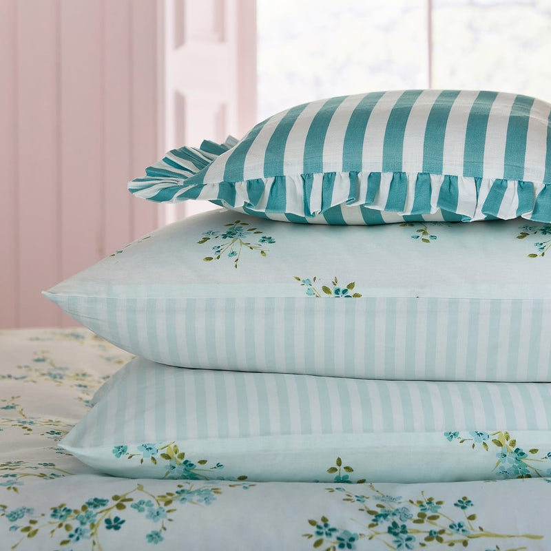 Blossom Duvet Cover Set - Aqua