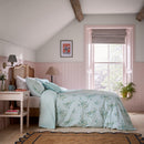 Blossom Duvet Cover Set - Aqua