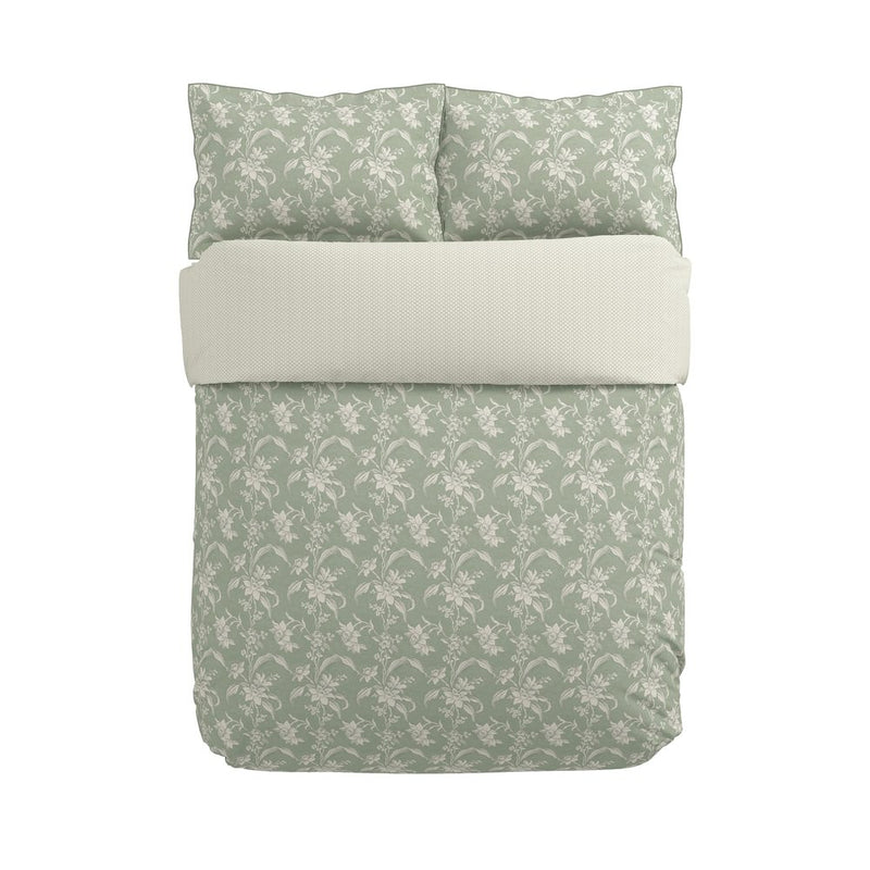 Daffodil Dreams Duvet Cover Set - Green