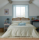 Floral Trail Jacquard Duvet Cover Set - Ivory